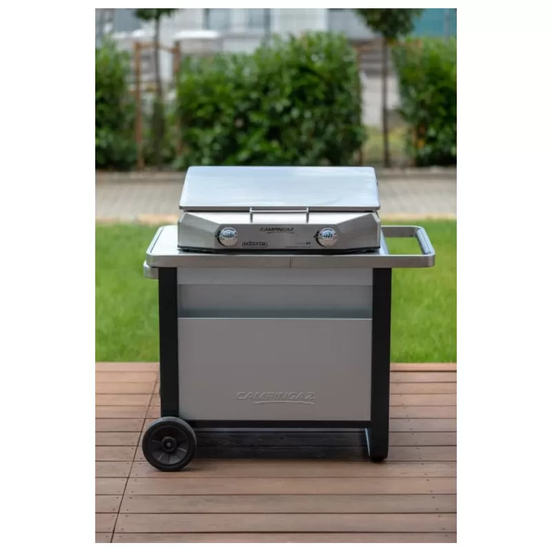 CAMPINGAZ Chariot Deluxe Pour Plancha 2 Brûleurs 9 CAMPINGAZ Chariot Deluxe Pour Plancha 2 Brûleurs – Image 7