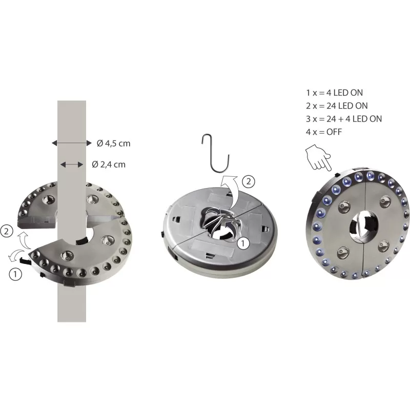 CAO Lampe Tente / Parasol 6 CAO Lampe Tente / Parasol – Image 4