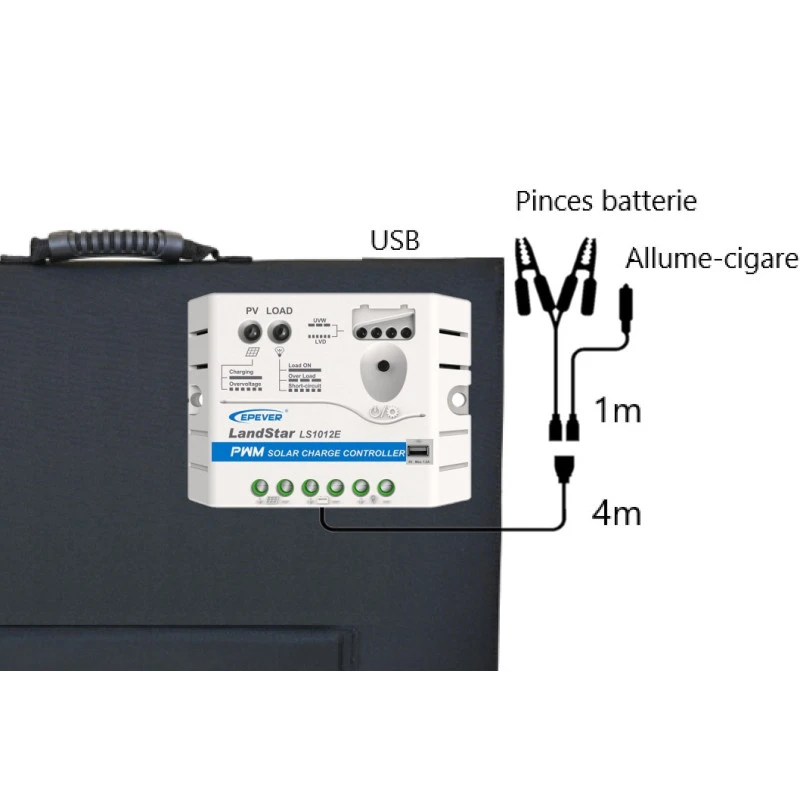 CARBEST Panneau Solaire 135W Pliant Avec Régulateur 4 CARBEST Panneau Solaire 135W Pliant Avec Régulateur – Image 2