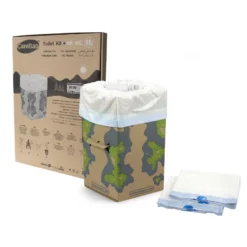 CLEANIS CareBag Kit Toilettes Sèches Pliable -Matériel De Camping cleanis carebag kit toilettes seches pliable 2