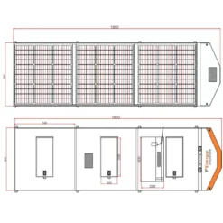 EM Panneau Solaire Pliable AP-170 -Matériel De Camping em panneau solaire pliable ap 170 4