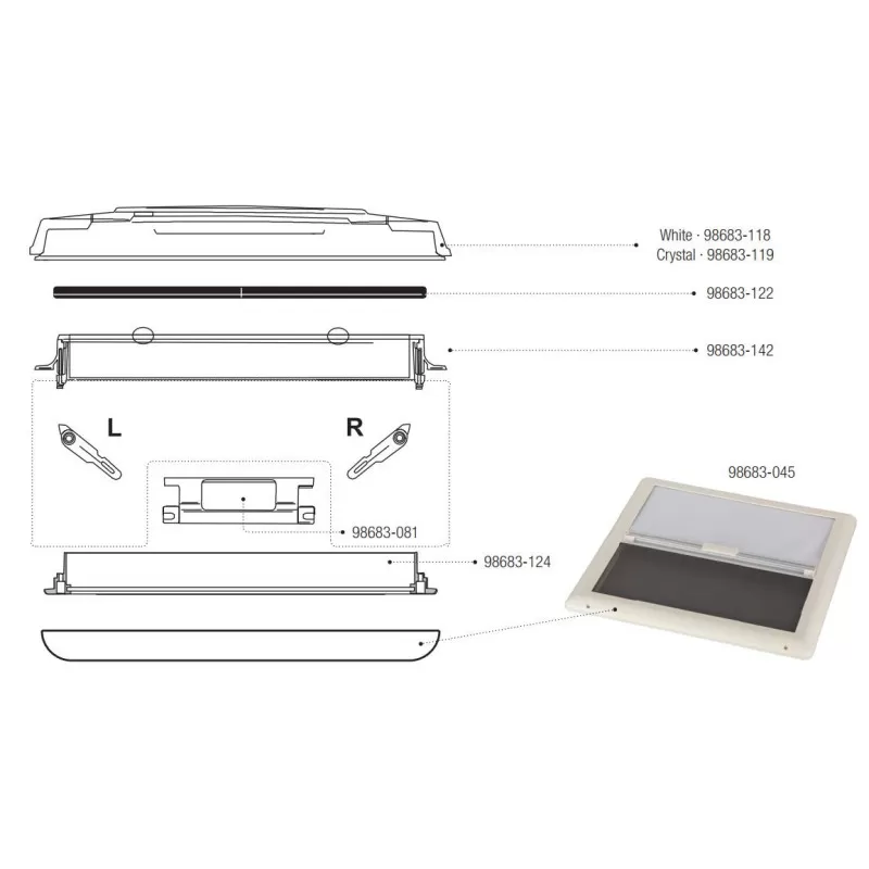 FIAMMA Pièces Détachées Vent 50 3 FIAMMA Pièces Détachées Vent 50