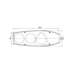 HELLA Feux Arrières Caraluna II Chromés Camping-car -Matériel De Camping hella feux arrieres caraluna ii chromes 2