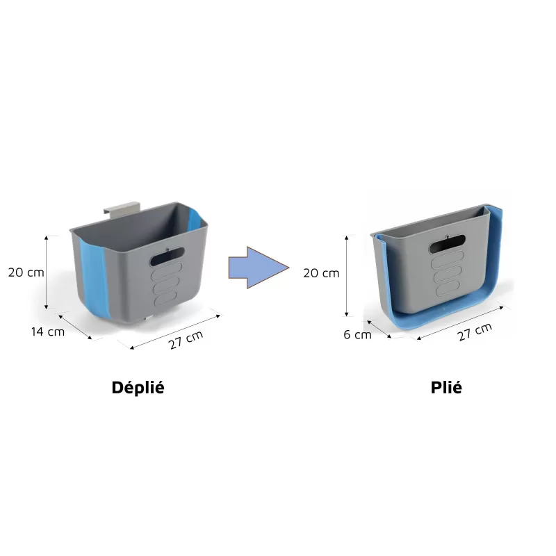 KAMPA Hanging Bin - Corbeille Compressible Suspendue 5 KAMPA Hanging Bin - Corbeille Compressible Suspendue – Image 3