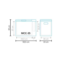 MESTIC Cool Box MCC-35 -Matériel De Camping mestic cool box mcc 35 7