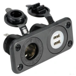 OSCULATI Prise Double USB + Allume-cigare