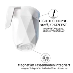 SILWY Tasse Magnétique En Plastique TO-GO -Matériel De Camping silwy tasse magnetique 1