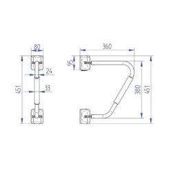 THULE Security Handrail -Matériel De Camping thule security handrail 2