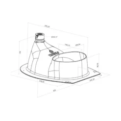 TROBOLO Séparateur Gris Avec Siège De Toilette -Matériel De Camping trobolo separateur gris avec siege de toilette 11